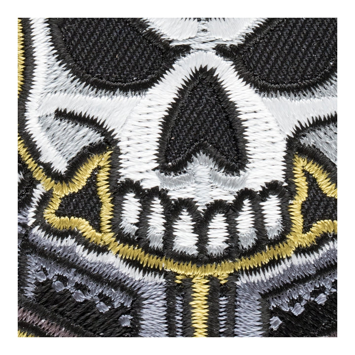 Skull And Dual Pistols Patch, Guns &amp; Weapons Patches — detail view 2