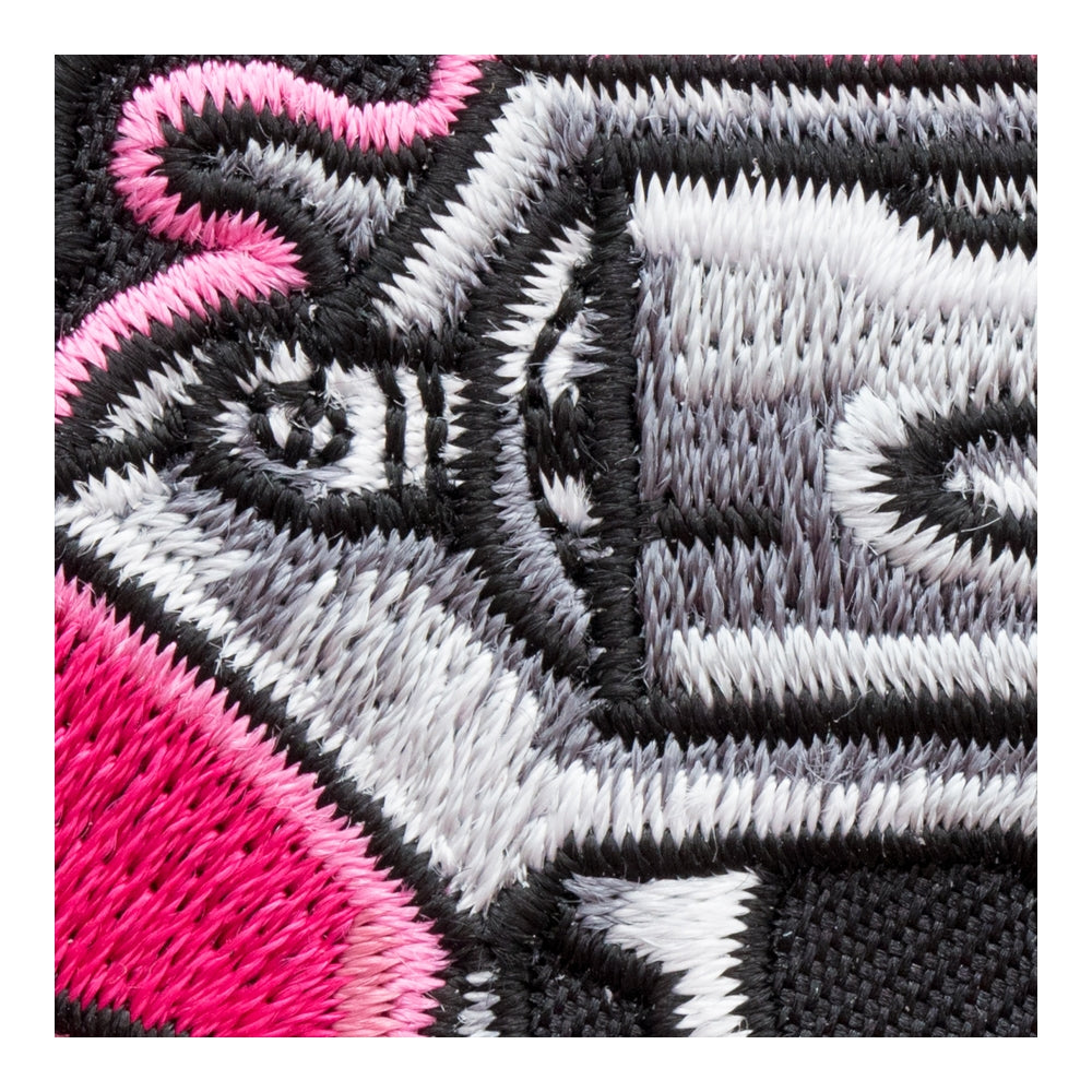 Pink Revolver And Bullets Right Patch, Guns &amp; Weapons Patches — detail view 1
