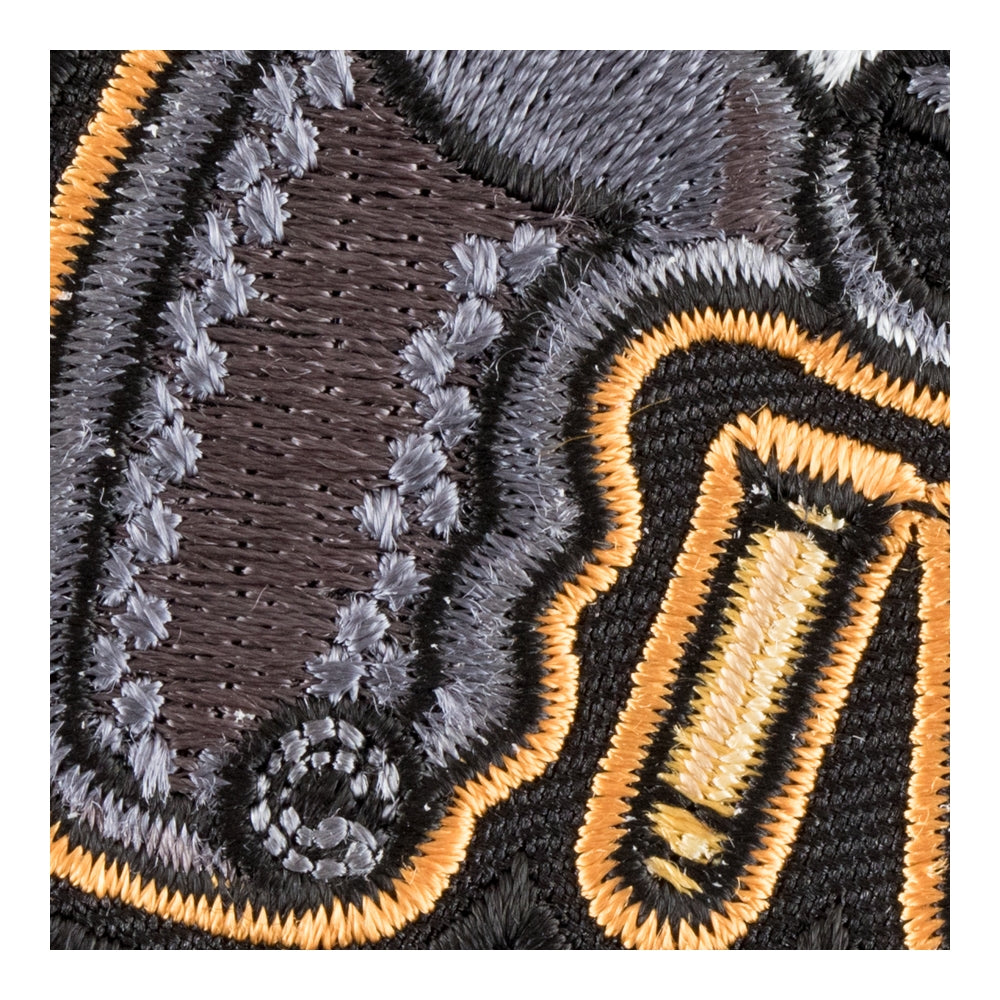 Revolver And Bullets Right Patch, Guns &amp; Weapons Patches — detail view 1