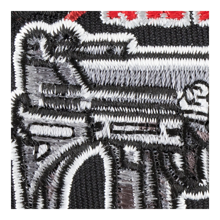 Rata Tat Tat Machine Gun Patch, Guns &amp; Weapons Patches — detail view 1