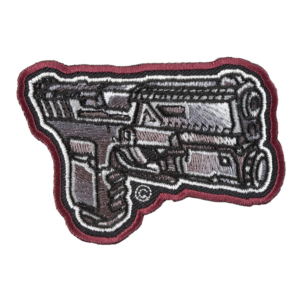 Gray Tactical Pistol Patch, Guns & Weapons Patches — product image