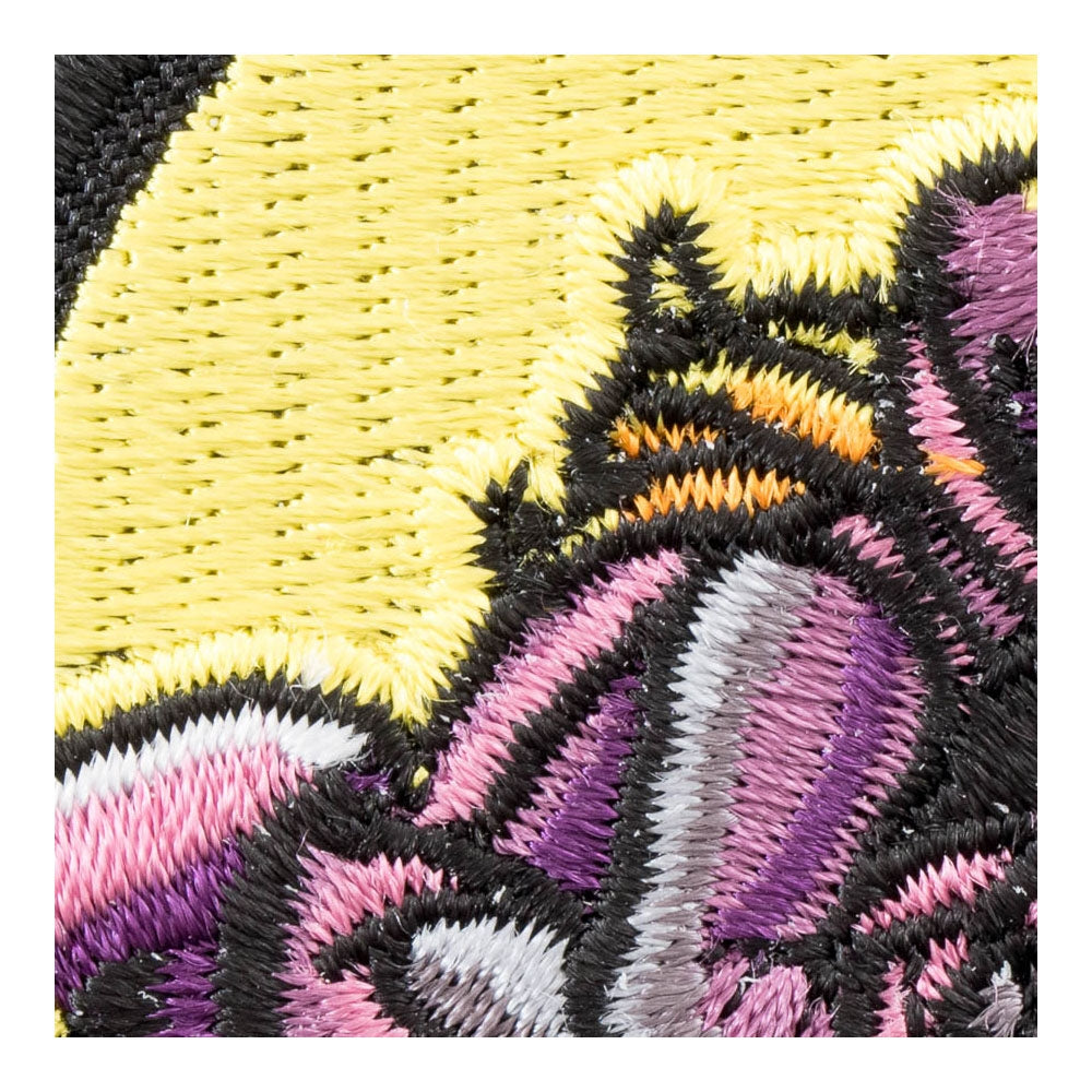 Purple Lady Rider Motorcycle Patch, Ladies Biker Patches — detail view 2