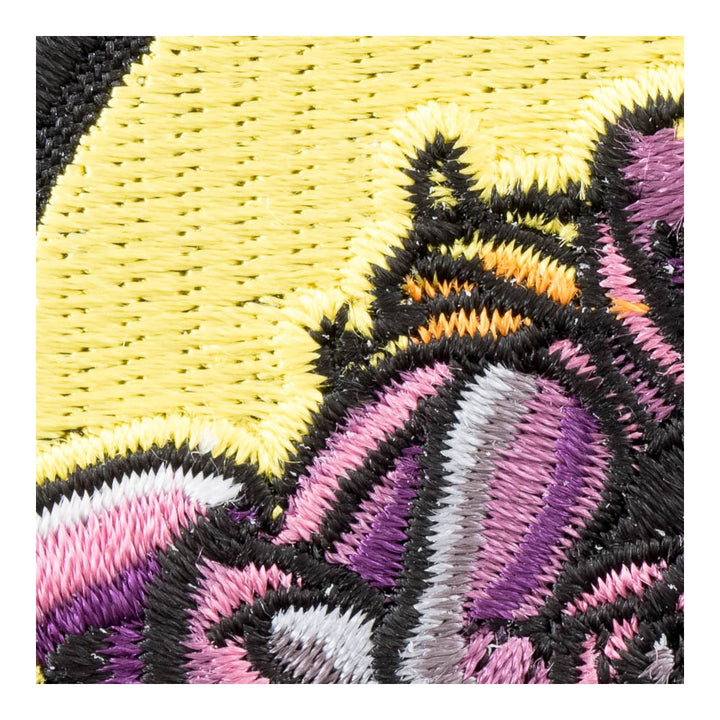 Purple Lady Rider Motorcycle Patch, Ladies Biker Patches — detail view 2
