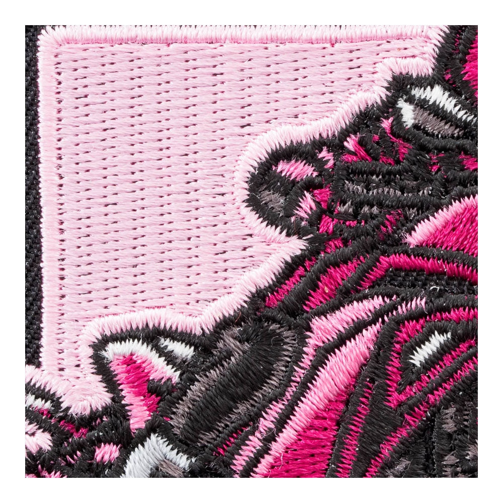 Pink Lady Rider Motorcycle Patch, Ladies Biker Patches — detail view 2