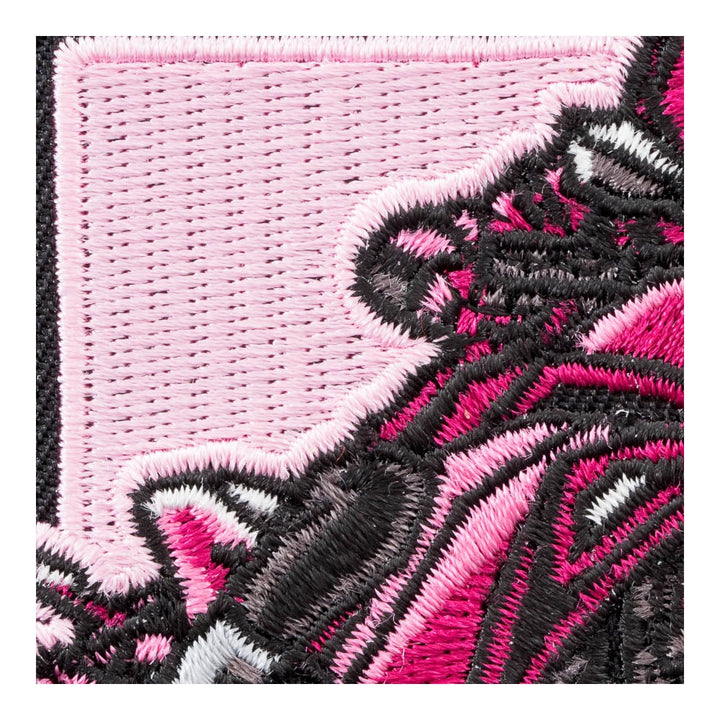 Pink Lady Rider Motorcycle Patch, Ladies Biker Patches — detail view 2