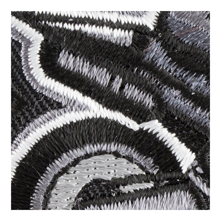 Speeding Gray Rider Motorcycle Patch, Biker Patches — detail view 2