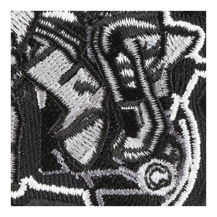 Gray Rider Motorcycle Patch, Biker Lifestyle Patches — detail view 2