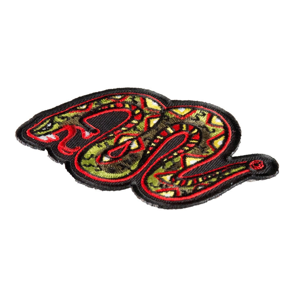 Green & Red Hissing Snake Patch, Snake Patches — detail view 1