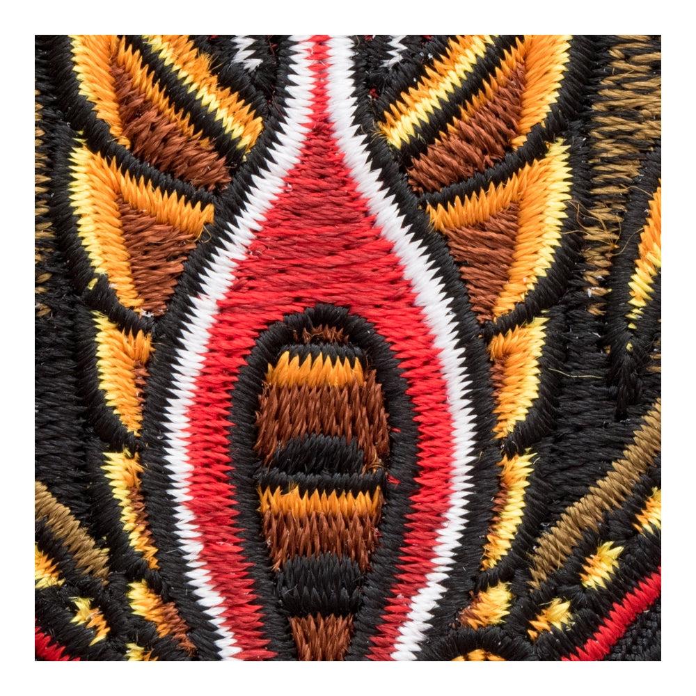Biting Cobra Head Green Snake Patch, Snake Patches — detail view 1