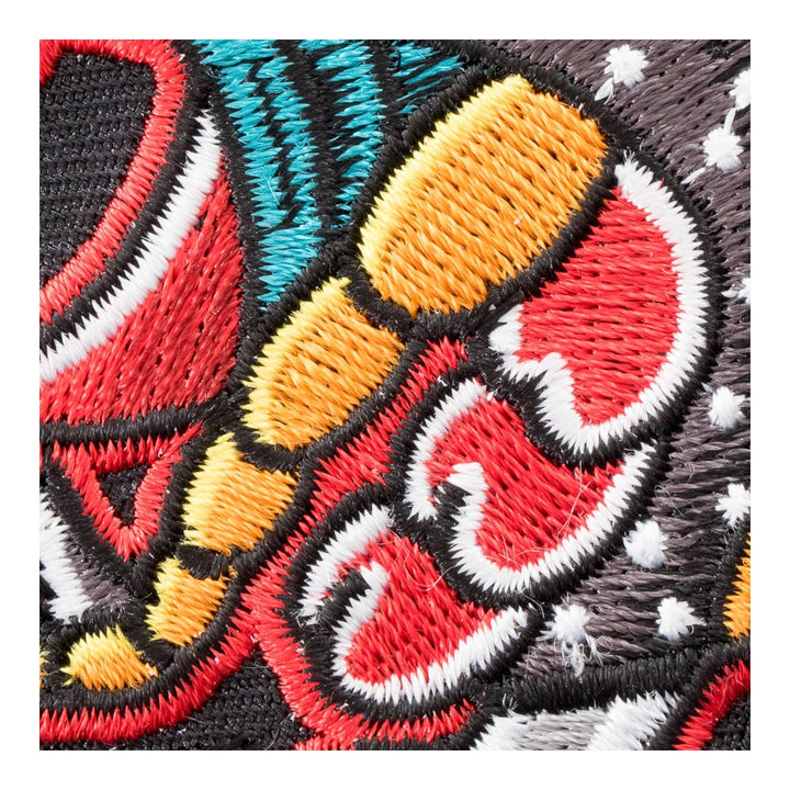 Aggressive Viper Head And Fangs Patch, Snake Patches — detail view 1