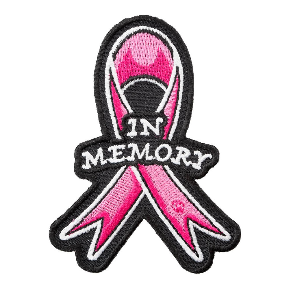 In Memory Pink Ribbon Patch, Cancer Support Patches — product image