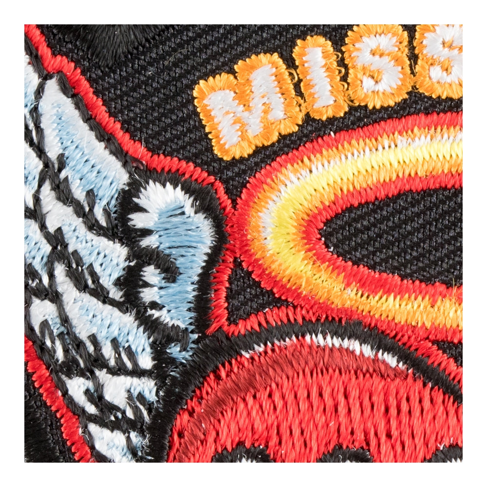 Miss You Mom Haloed Heart &amp; Wings Patch, RIP Patches — detail view 1