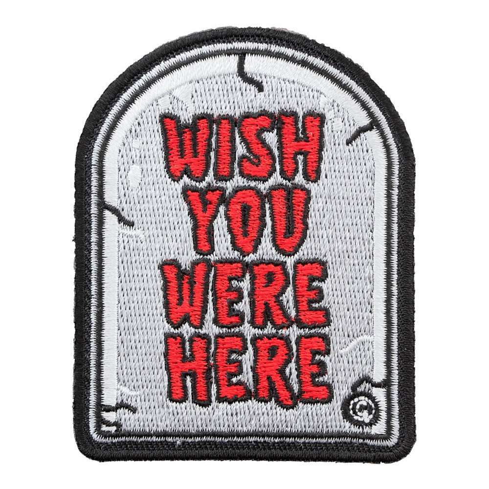 Wish You Were Here Headstone Patch, Death Patches — product image
