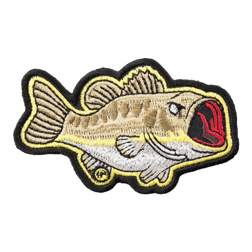 Carnivorous Freshwater Largemouth Bass Patch, Fishing Patches — product image