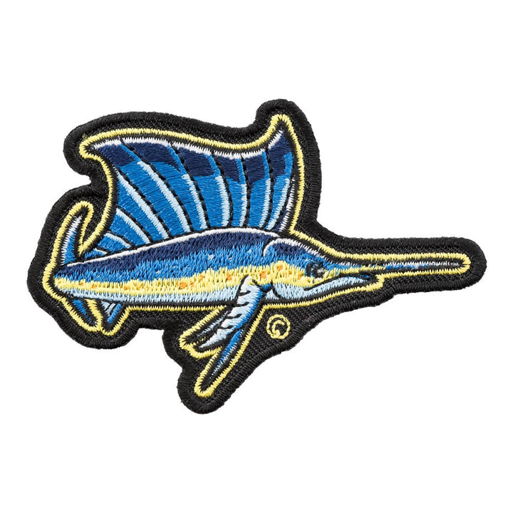 Predatory Cold Water Blue Sailfish Patch, Fishing Patches — product image