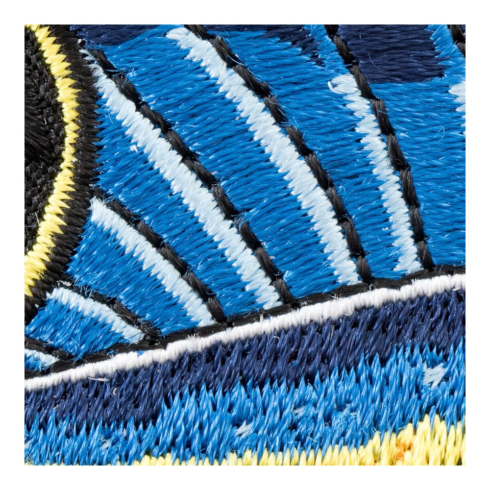 Predatory Cold Water Blue Sailfish Patch, Fishing Patches — detail view 2