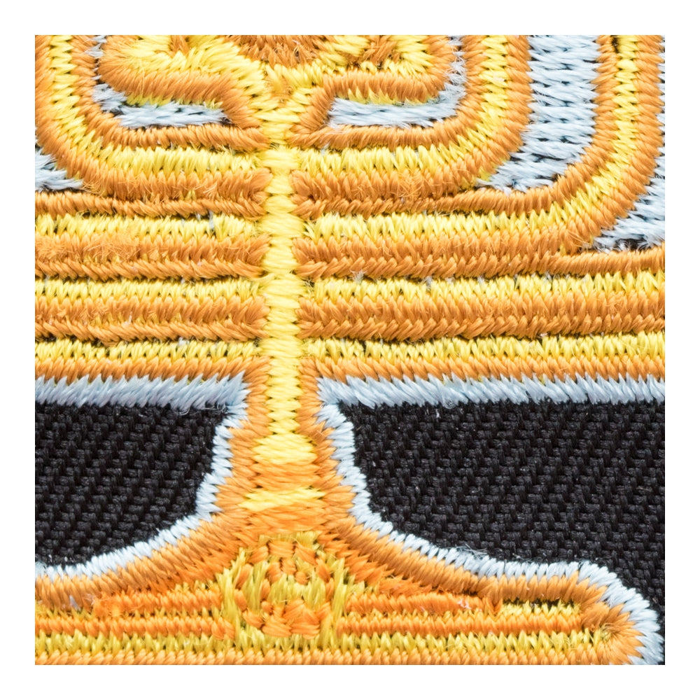 Hanukkah Menorah Star Of David Patch, Holiday Patches — detail view 2