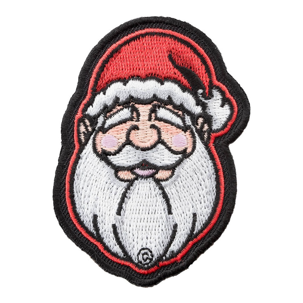 Jolly Santa Claus Christmas Patch, Holiday Patches — product image