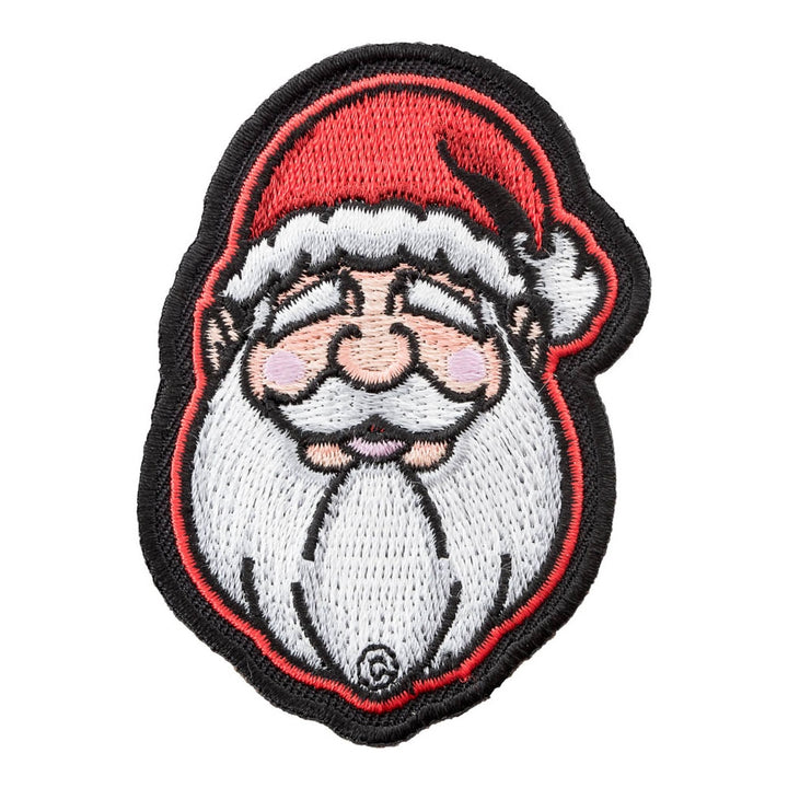 Jolly Santa Claus Christmas Patch, Holiday Patches — product image