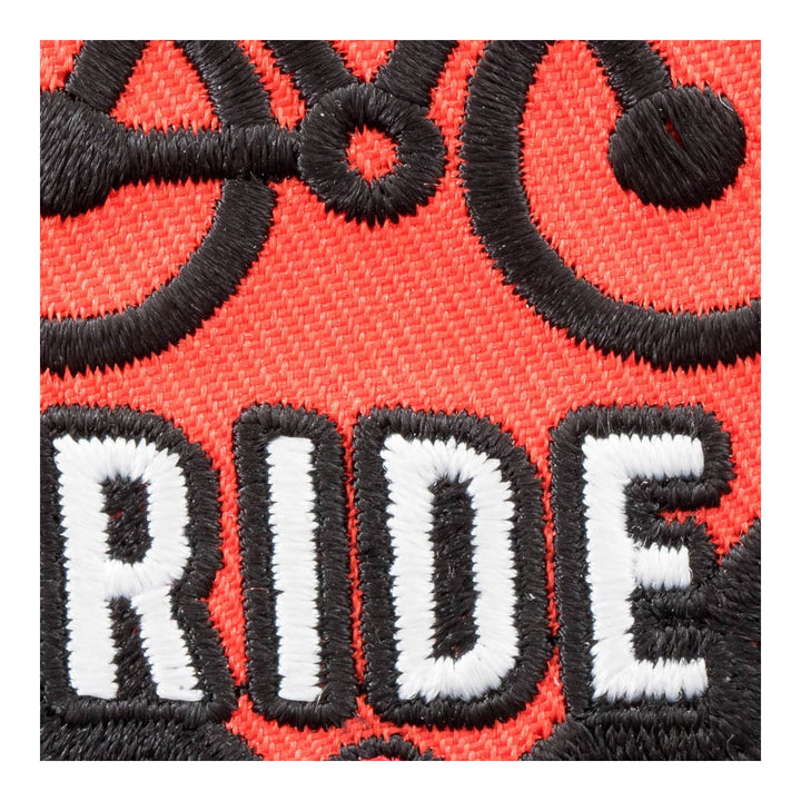 Love To Ride Heart Bicycle Patch, Active Living Patches — detail view 1