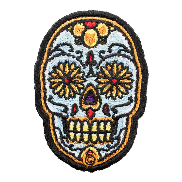 Ojos De Girasol Sugar Skull Patch, Day Of The Dead Patches — product image