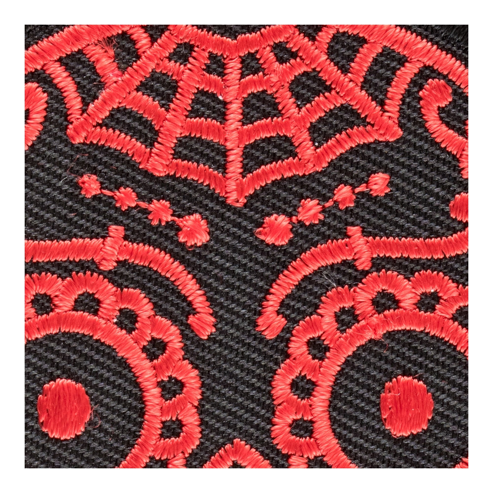 Sugar Skull Craneo Rojo Patch, Day Of The Dead Patches — detail view 2