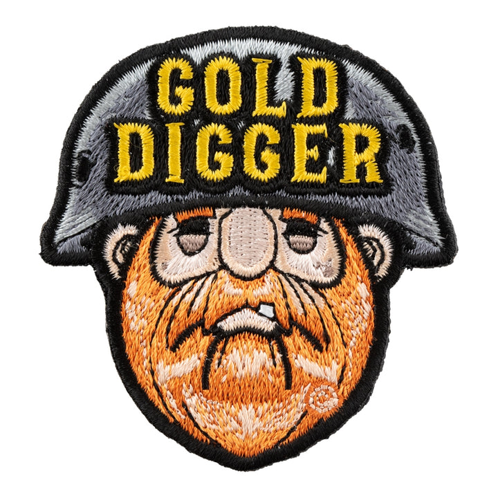 Gold Digger Red Beard Miner Iron On Souvenir Patch — product image