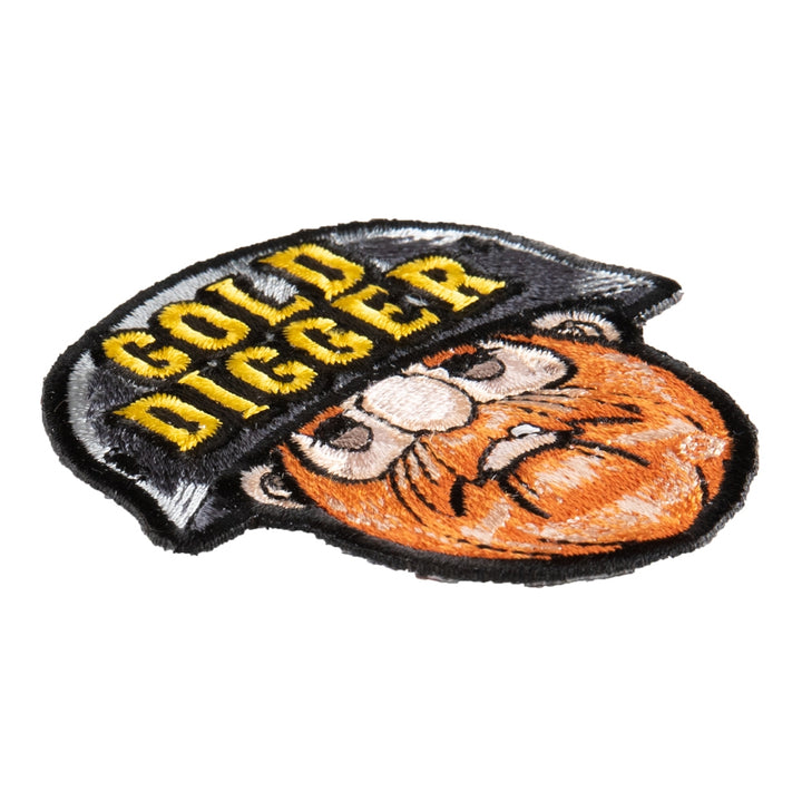 Gold Digger Red Beard Miner Iron On Souvenir Patch — detail view 2