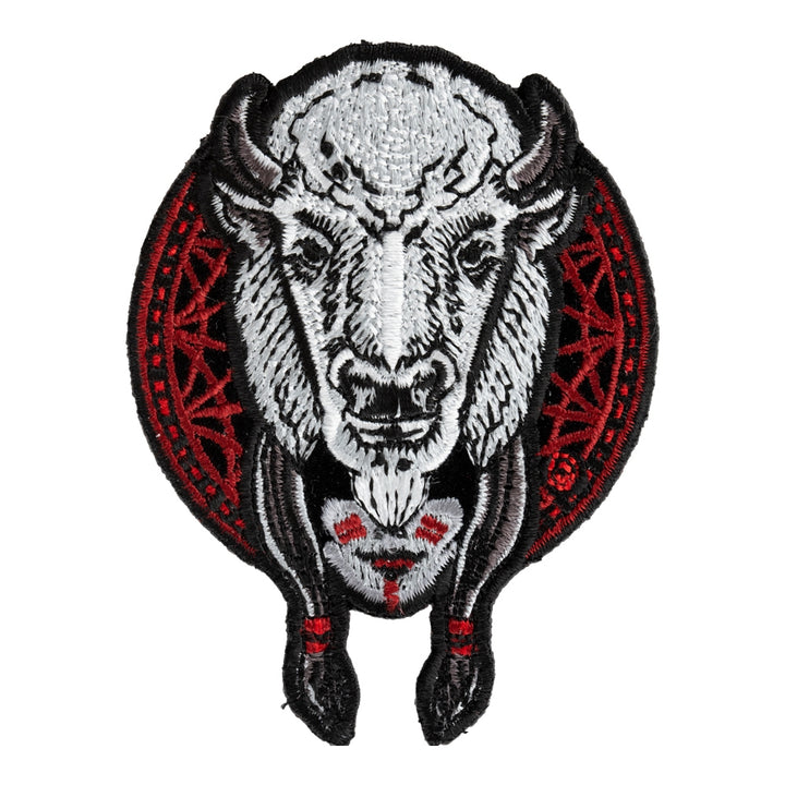 Lakota Legend of the Sacred White Buffalo Woman Patch, Small Size — product image