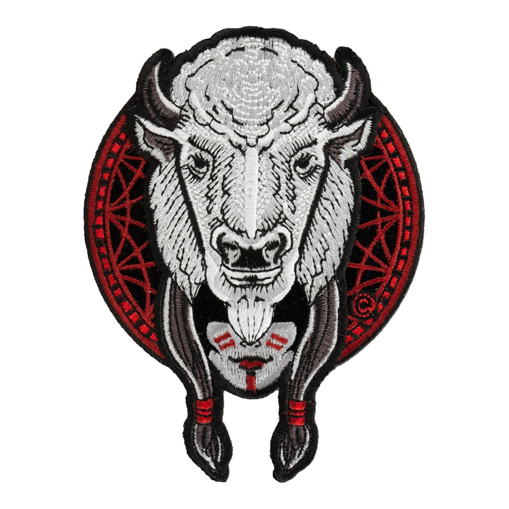 Lakota Legend of the Sacred White Buffalo Woman Patch, Medium Size — product image