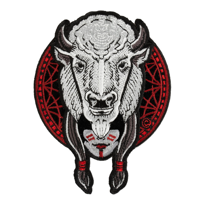 Lakota Legend of the Sacred White Buffalo Woman Patch, Medium Size — product image