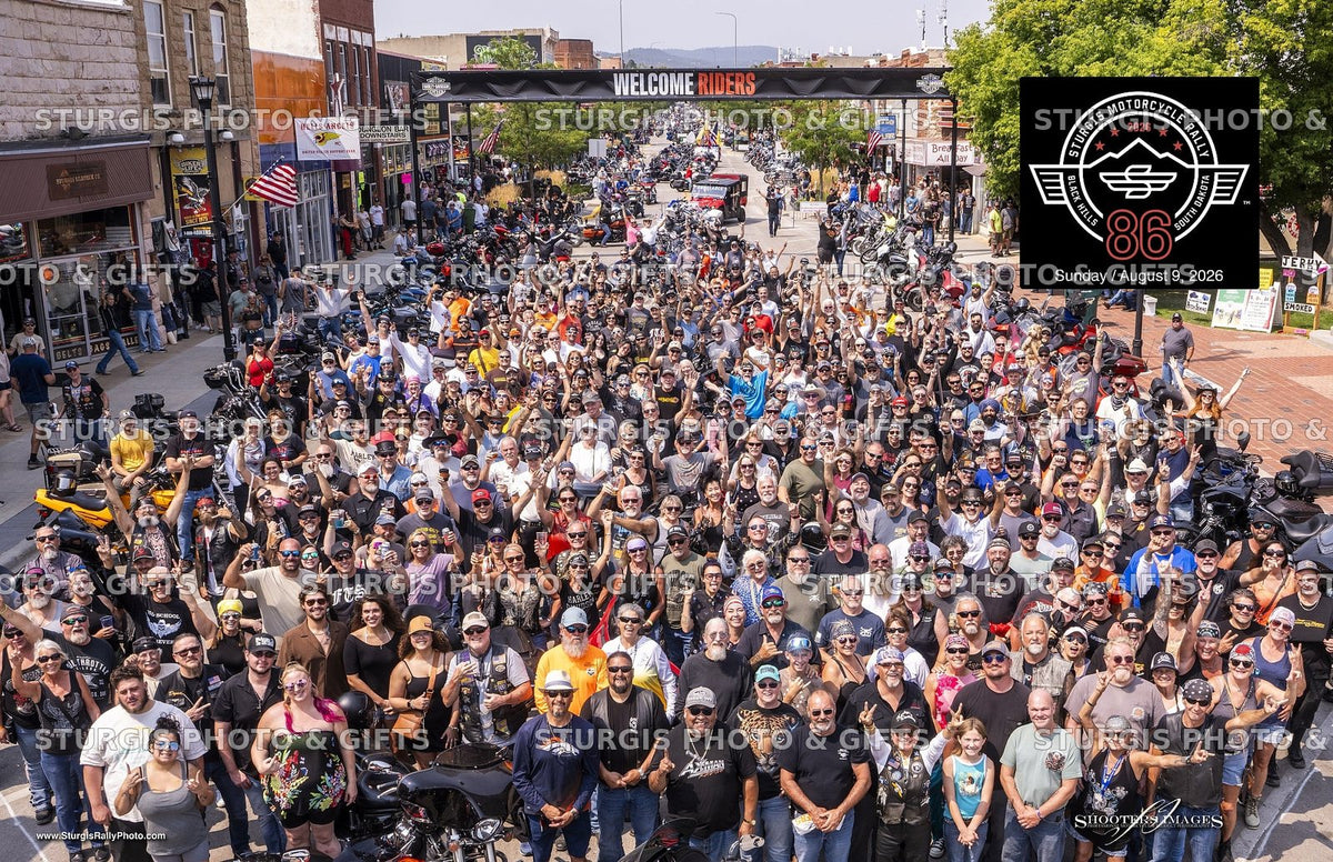 Sunday August 9, 2026 Sturgis Rally group photograph