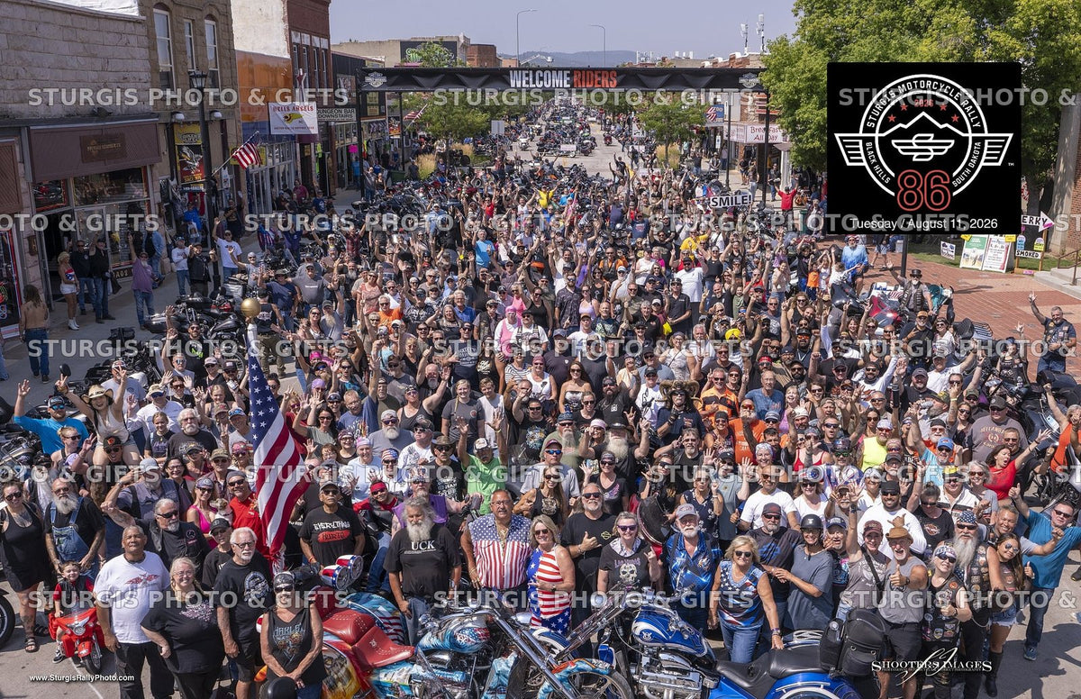 Tuesday August 11, 2026 Sturgis Rally group photograph