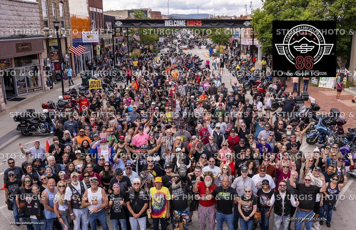 Friday August 14, 2026 Sturgis Rally group photograph