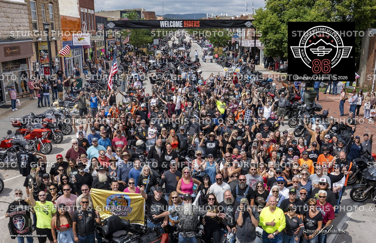 Saturday August 15, 2026 Sturgis Rally group photograph