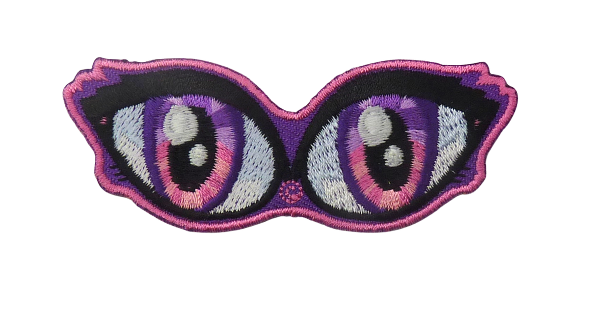 Wide Eyes Embroidered Patch — product image