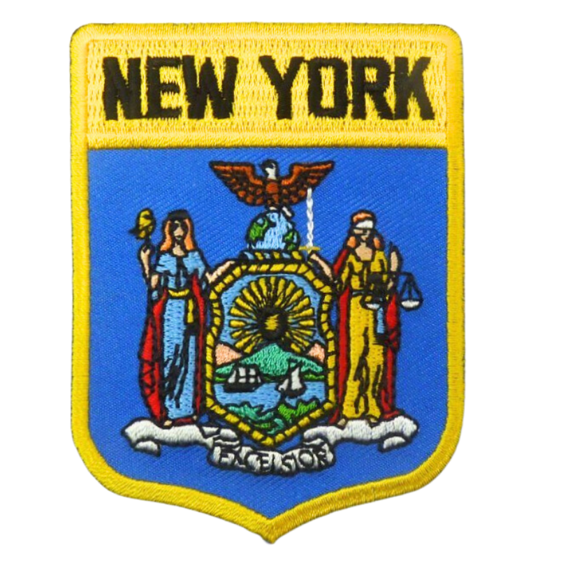 New York State Flag Shield Patch, United States of America Patches — detail view 1