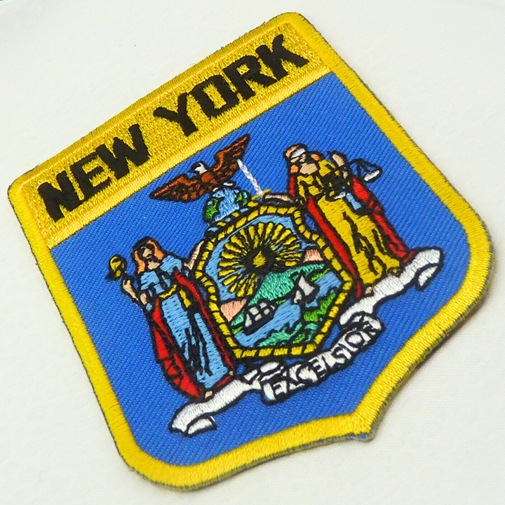 New York State Flag Shield Patch, United States of America Patches — detail view 2